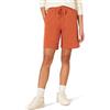 Amazon Essentials Bermuda a Vita Media in Pile (Disponibili in Taglie Forti) Donna, Terracotta, M