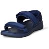 Amazon Essentials Sandalo Regolabile con Tripla Cinghia Uomo, Blu Marino, 44 EU