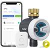 RAINPOINT Centralina Irrigazione WiFi, Computer Irrigazione Automatica con Ingresso in Ottone, Telecomando Smart APP Tramite WiFi 2,4 GHz o Bluetooth, Timer Irrigazione Wifi per Prato Giardino