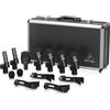Behringer BC1200 Set di microfoni a batteria 7 pezzi con custodia nera