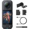 Insta360 X5 Pack Creator - Camera Impermeabile 8K 360º, Perfetta in Bassa Luce,