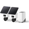 eufy Security eufyCam S4 2-cam kit telecamera esterna wireless | Bullet-PTZ a 3