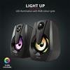 Trust CASSE ALTOPARLANTI TRUST 2.0 PC NOTEBOOK 12W KIT AUDIO RGB USB ILLUMINATI A LED