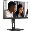 AOC 22E2UMF - Monitor Full HD da 22 pollici, altezza regolabile, altoparlanti, A