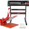 MONSTERSHOP Plotter da Taglio Vinile & Pressa a Caldo per Magliette 50x50cm per Sublimazione