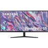 Samsung Monitor 34" ( LED 3440x1440 UWQHD 100Hz ) HRM SERIE ViewFinity S5 Black LS34C50