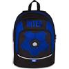 Seven Zaino Scuola Advanced Inter, Doppio Scomparto, Blu, 29 L, Tasca laterale portaborraccia, Scomparto porta pc, Scuola elementare e media, Bambini e ragazzi, Calcio, Prodotto ufficiale