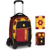 PRESTIGE & DELUXE Trolley Jack-3WD Scuola Roma con zaino staccabile By Seven + astuccio 3 piani completo + Diario 2026/2027