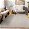 Teppium Tappeto Moderno per Soggiorno Robusto Tappeto a Ciclo Chiuso Mélange Monocolore con Struttura Tappeto Decorativo Cut-Loop per un Ambiente Raffinato, Misurare: 140 x 200 cm, Colore: Marrone