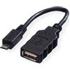 ROLINE Cavo USB ST.A-MicroB BuOTG 0,15 m