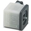Phoenix Contact "Connettore valvola, a 3 poli, tipo A, 1 LED giallo, con circuito di protezione, 1,5 A, collegamento a vite 0,25-1,5 mm², pressacavo M16, IP 65, 24 V CA/CC, 1,5 A"