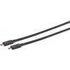 S-CONN maximum connectivity S/CONN massima connettività Cavo di connessione USB-C®, da spina Type-C a spina Type-C, TB4, UltraFlex, 0,50 m (13-72015)