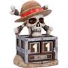 Nemesis Now Calendario One Piece Luffy Jolly Roger Perpetuo 16 cm