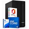 EMMANUEL CONSULTING MARFIX Computer Ufficio Professionale Pc Fisso Completo Nuovo con Intel Core i5 16 GB RAM - 240 GB SSD + 500 GB HDD Wifi Windows 11 Pro Computer Fisso