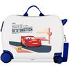 Disney Cars Destination valigia per bambini Serratura a combinazione laterale rigida 4 ruote Il bagaglio a mano è realizzato in ABS, un materiale rigido e leggero. Da Joumma Bags.