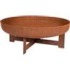 Bizzotto Braciere efesto tondo ruggine Ø70x26h cm