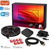 Tuya Kit Retroilluminazione TV RGBIC Smart WiFi con HDMI Sync Box 4K HDR