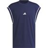 adidas Uomo Basketball all World Sleeveless Tank Shirt, Team Navy Blue 2 / Team Navy Blue 2, XL Tall