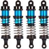 RcThjia Set di 4 ammortizzatori in alluminio oliati da 72 mm per auto RC 1/12 1/14 1/16 - Aggiornamento anteriore/posteriore compatibile con WLtoys 144001, 124019, MJX 16208, HBX