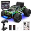 BAZADER Macchina Telecomandata Auto Telecomandate - 1:16 Macchina Radiocomandata con luci RGB respiranti 40 Km/H 4WD 2 Batterie - 2,4 Ghz Giocattolo Per Tutti I Terreni Auto Veloci Ricaricabili