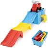 COSTWAY Macchina Cavalcabile con Scivolo, per Bambini 3 Anni+ (Blu) | Auto per Bambini con Scivolo e Vano Portaoggetti con Rotelle, Auto a Spinta per Interno ed Esterno , Portata 68 kg