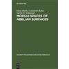 Constantin Kahn Steven H. Weintraub K Moduli Spaces of Abelia (Copertina rigida)