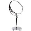 HIMRY Specchi da Trucco, Regolabile in Altezza, Ingranditori 10X Con Piedistallo ø 20 cm, 8 Pollici Cosmetico Specchio da Tavolo, Specchio Bagno per Rasatura, 2 Faccia, cromato, KXD3101-10x