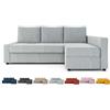 MASTERS OF COVERS Sung Fit Fodera per la libertà di IKEA Protezione angolare a forma di chaise longue, divano letto, ricambio per mobili componibili (poliestere) - grigio chiaro)