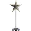 hellum Stella LED con effetto Infinity, funzionamento a batteria (3 x AA non incluse), stella illuminata con timer Ø20 x 49 cm, decorazione natalizia per interni, finestre, illuminata per interni