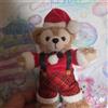 Disney Giappone Tokyo Disney Resort Natale Peluche Distintivo Duffy 2024 Danzante...