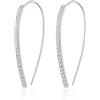 Philip Jones Orecchini Filo Creati con Cristalli Zircondia®