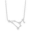 Philip Jones Collana con segno zodiacale Leone costellazione con cristalli Zircondia®