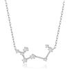 Philip Jones Collana con segno zodiacale Sagittario costellazione con cristalli Zircondia®