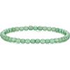 Philip Jones Braccialetto elastico con mini perline in avventurina verde