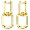 Philip Jones Orecchini a clip placcati in oro