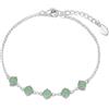 Philip Jones Bracciale in Pietra avventurina Verde