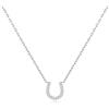 Philip Jones Collana a ferro di cavallo creata con cristalli Zircondia®, Adjustable, Cristallo, Cristallo Zircondia
