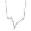 Philip Jones Pesci segno zodiacale costellazione collana con cristalli Zircondia