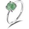 Philip Jones Anello regolabile in avventurina verde