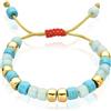 Deja Jewels Perline Deja Mix Blu e Oro