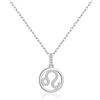 Philip Jones Collana con segno zodiacale Leone con cristalli Zircondia®