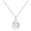 Philip Jones Collana con segno zodiacale Vergine con cristalli zirconia®