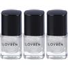 Lovren Nail Care Smalto Unghie Bianco Perla 3x5 ml