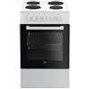 Beko FSS56000GW - Teglia combinata (autonoma), 50 cm, pulizia SteamShine, piano cottura flash/bianco