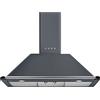 Smeg HOTTE MURALE PYRAMIDALE KT90GRE LARGEUR 90CM GRIS ARDOISE