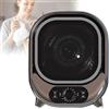 JYHUHGRG Asciugatrice a Tamburo, Potente turbina 0-200 Minuti Aria Calda e Fredda Asciugatura 3D 5 kg asciugatrice a Tamburo ventilato 35 Db silenziosa centrifuga compatta Filtro,Brown