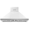 Smeg KPF9WH - Cappa aspirante piramide, larghezza 90 cm, portata d'aria massima (in m3/h): 797, livello sonoro Decibel mini. / max. (in dBA): 50/72
