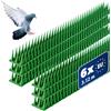 KADAX Dissuasori per Piccioni in Plastica, Dissuasore per Uccelli da Balcone, Scaccia Piccioni, Spuntoni per Corvi, Disabituante Anti (6, Verde)