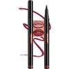 Jutqut Matita per labbra impermeabile - Rossetto opaco - Rosso scuro - A lunga durata - Molto pigmentato e setoso - Rossetto naturale liscio (02 rosso scuro)