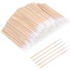 YBEATY 1000 pezzi punte appuntite cotton fioc di precisione Microblading cotton fioc manico in legno bastoncini applicatori con punta forniture per la pulizia dello smalto per unghie correzione trucco